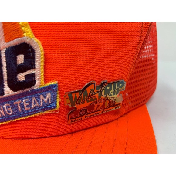 Vintage Tide Racing Team Patch Baseball Hat Snapback Trucker Made In USA & PIN - Picture 3 of 6